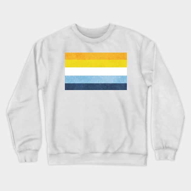 Shimmer AroAce Pride Flag Crewneck Sweatshirt by whizz0